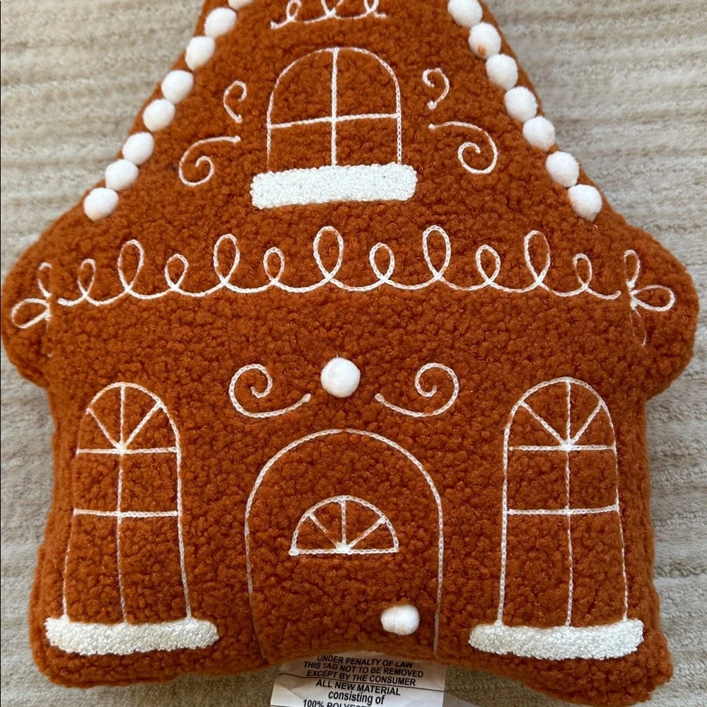 Christmas Gingerbread House Throw Pillow from Wondershop™ Holiday Decorative